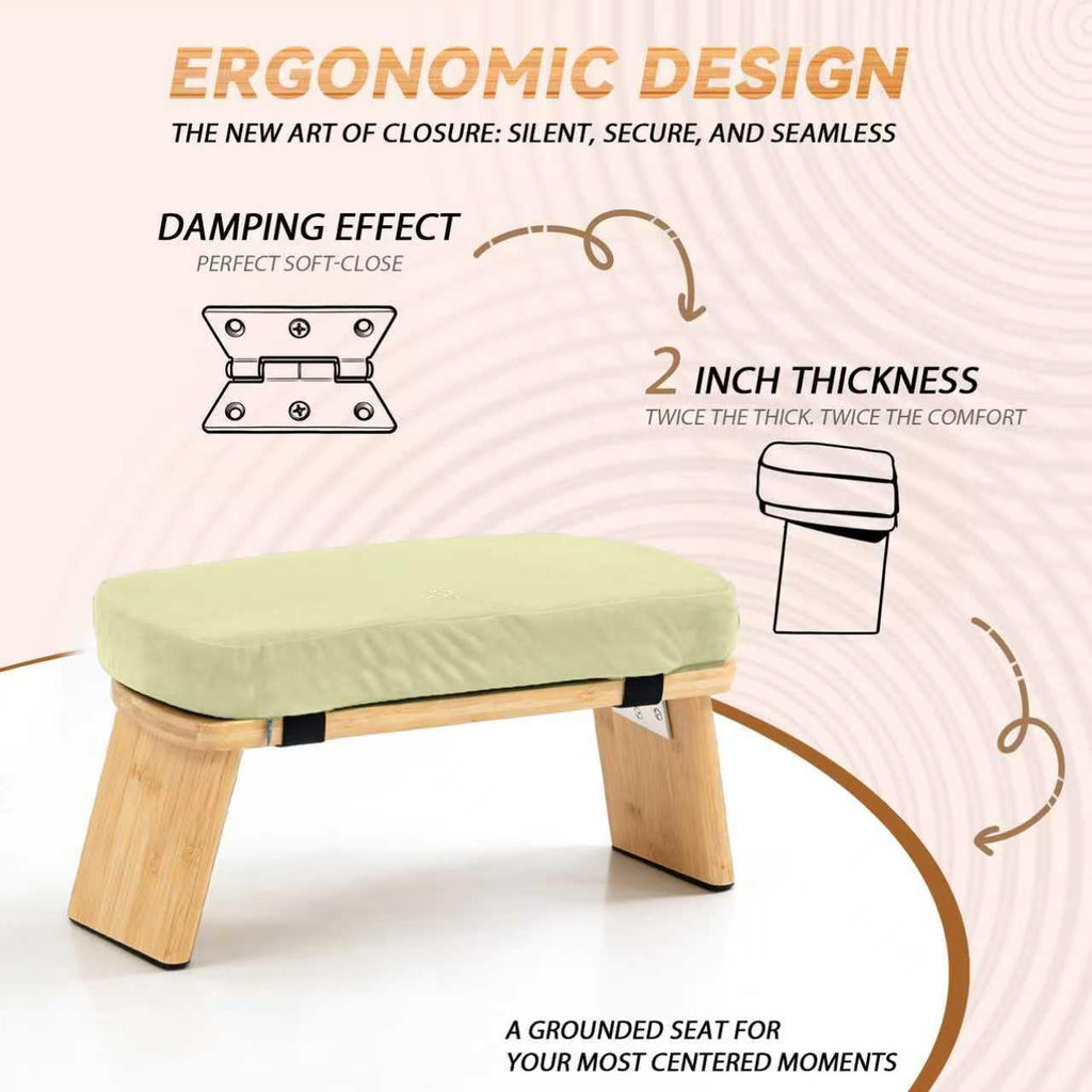 Bamboo Folding Meditation Bench