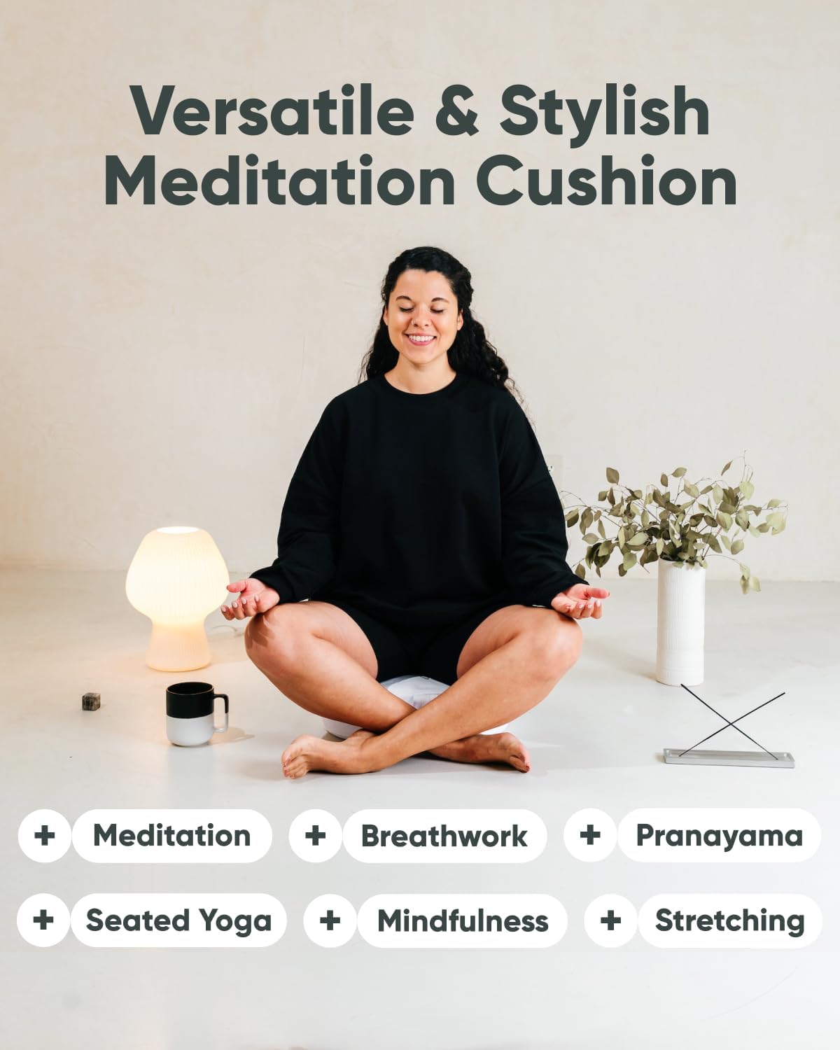 Mindful Large Meditation Cushion