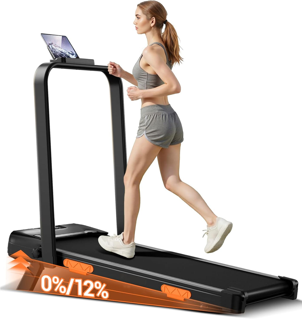 12% Incline Foldable Walking Pad Treadmill