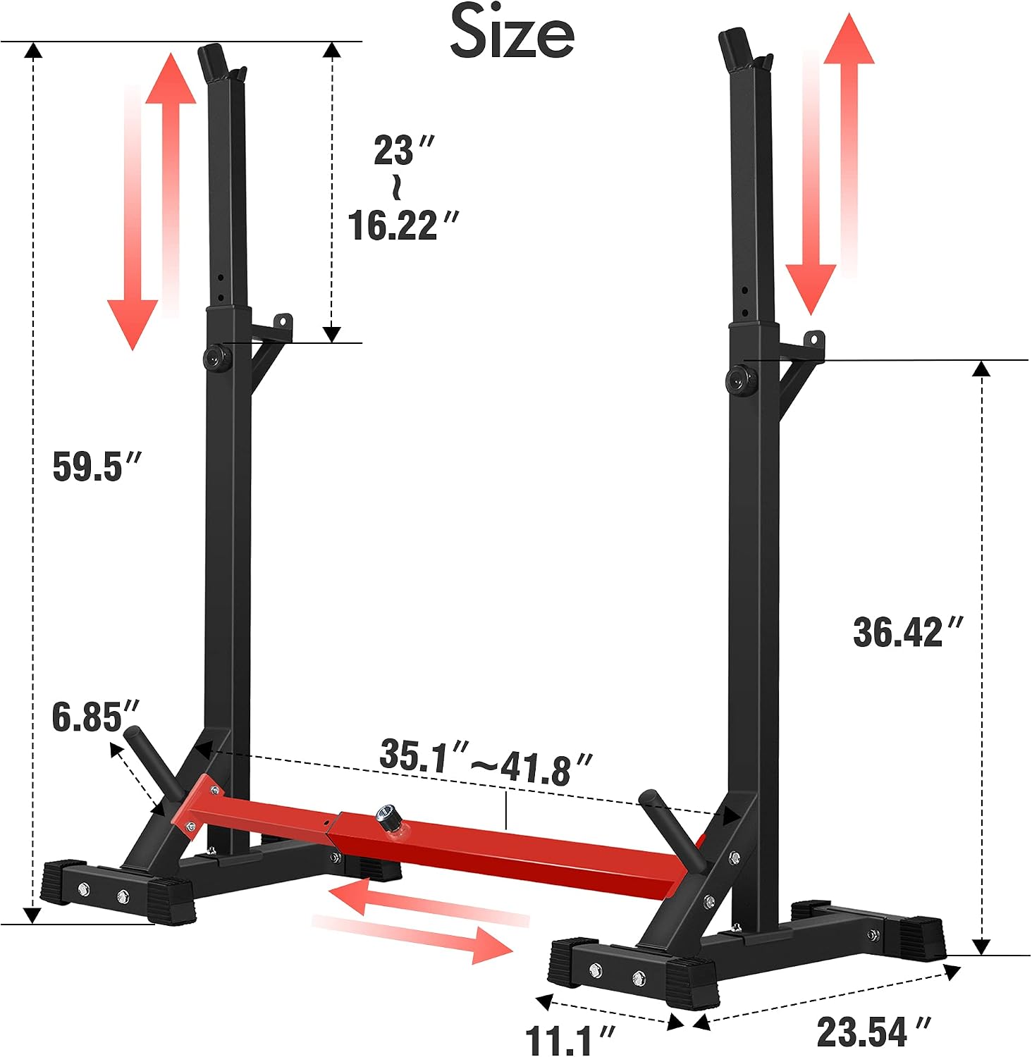 Adjustable Squat Rack