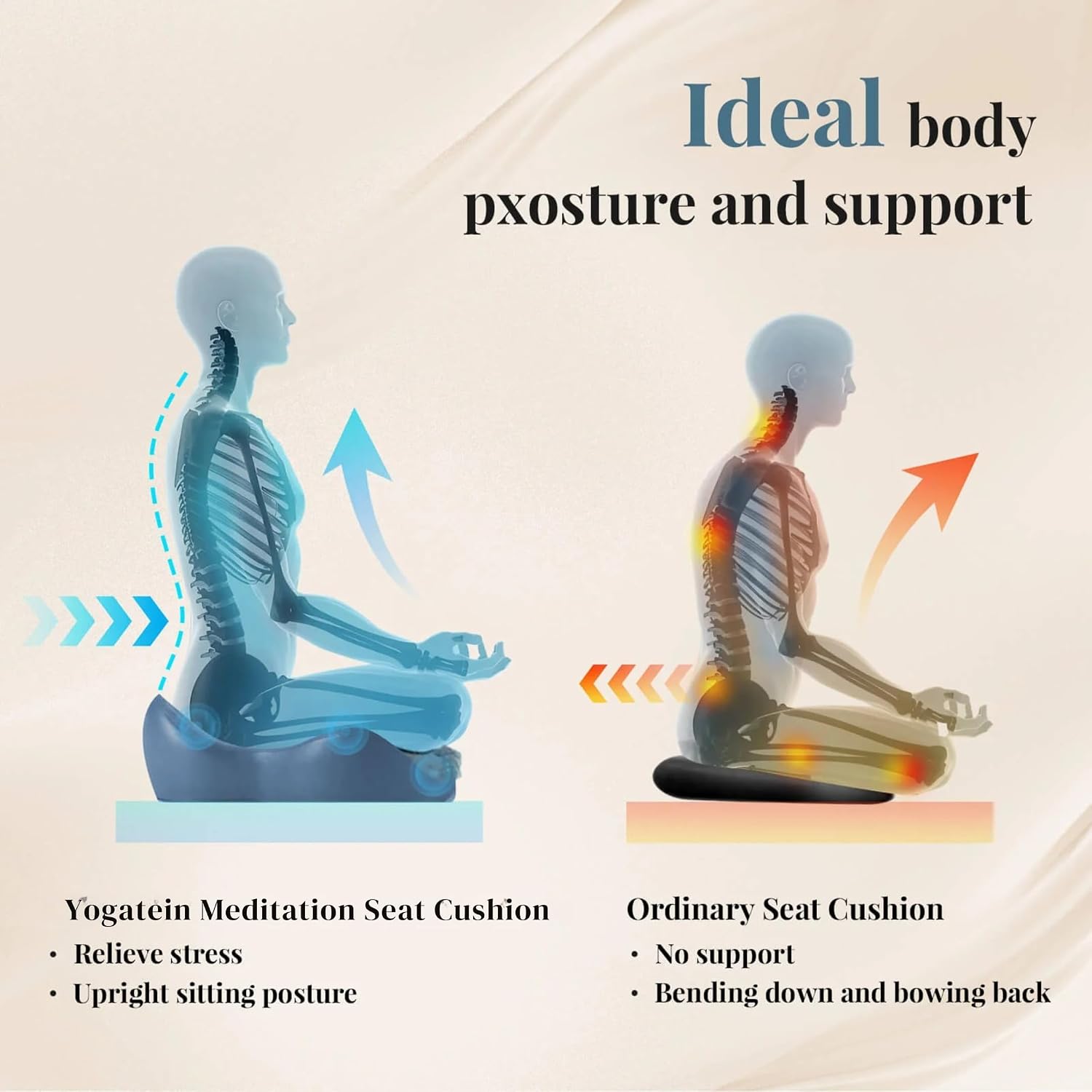 Ergonomic Zen Meditation Cushion