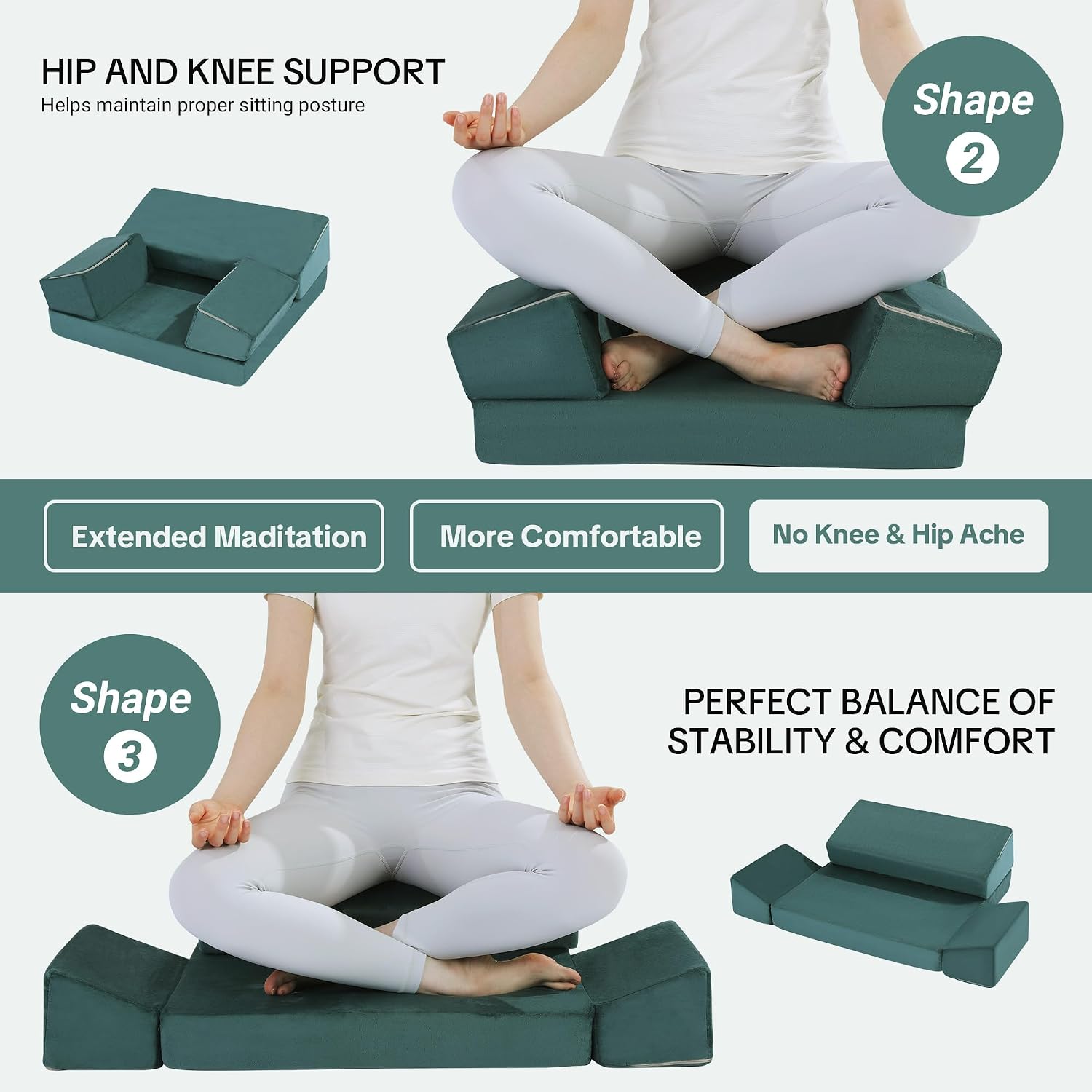 HOMBYS Meditation Cushion