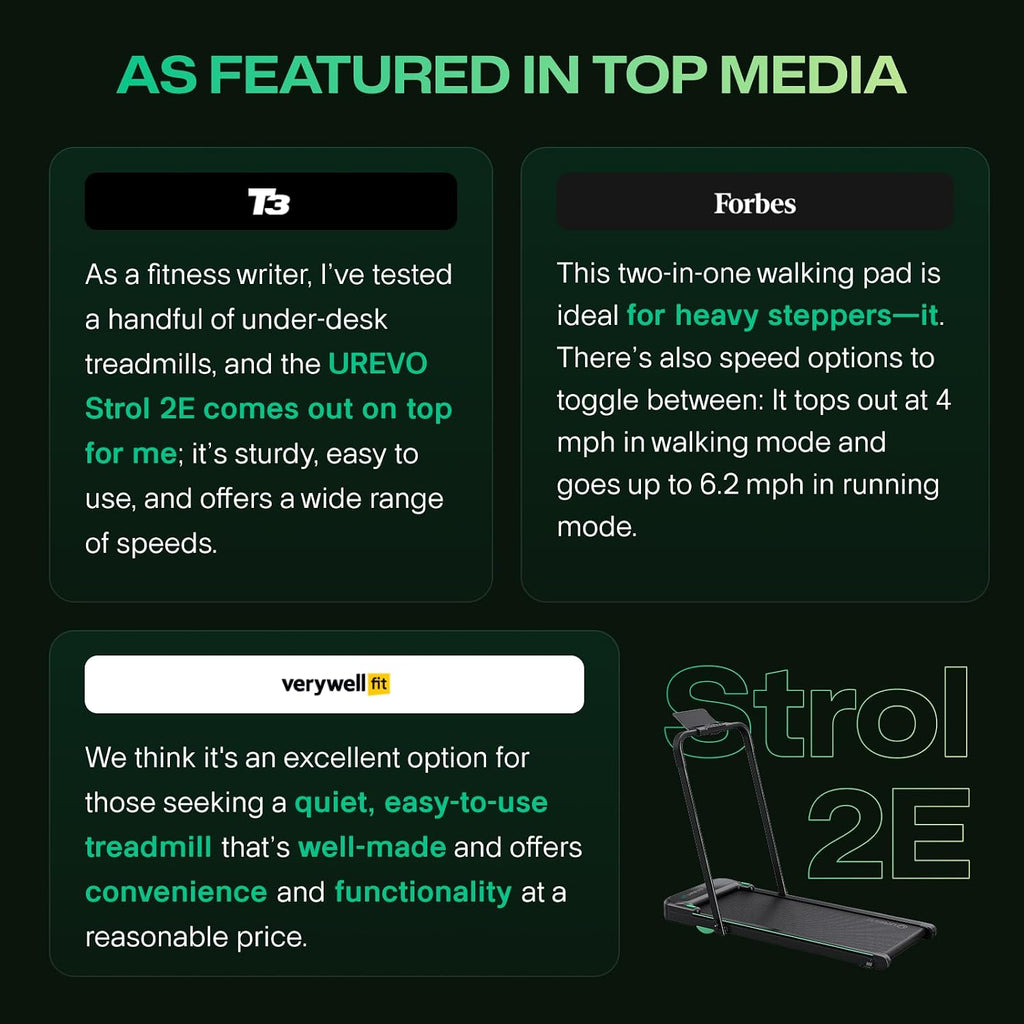 UREVO Strol 2E Folding Treadmill