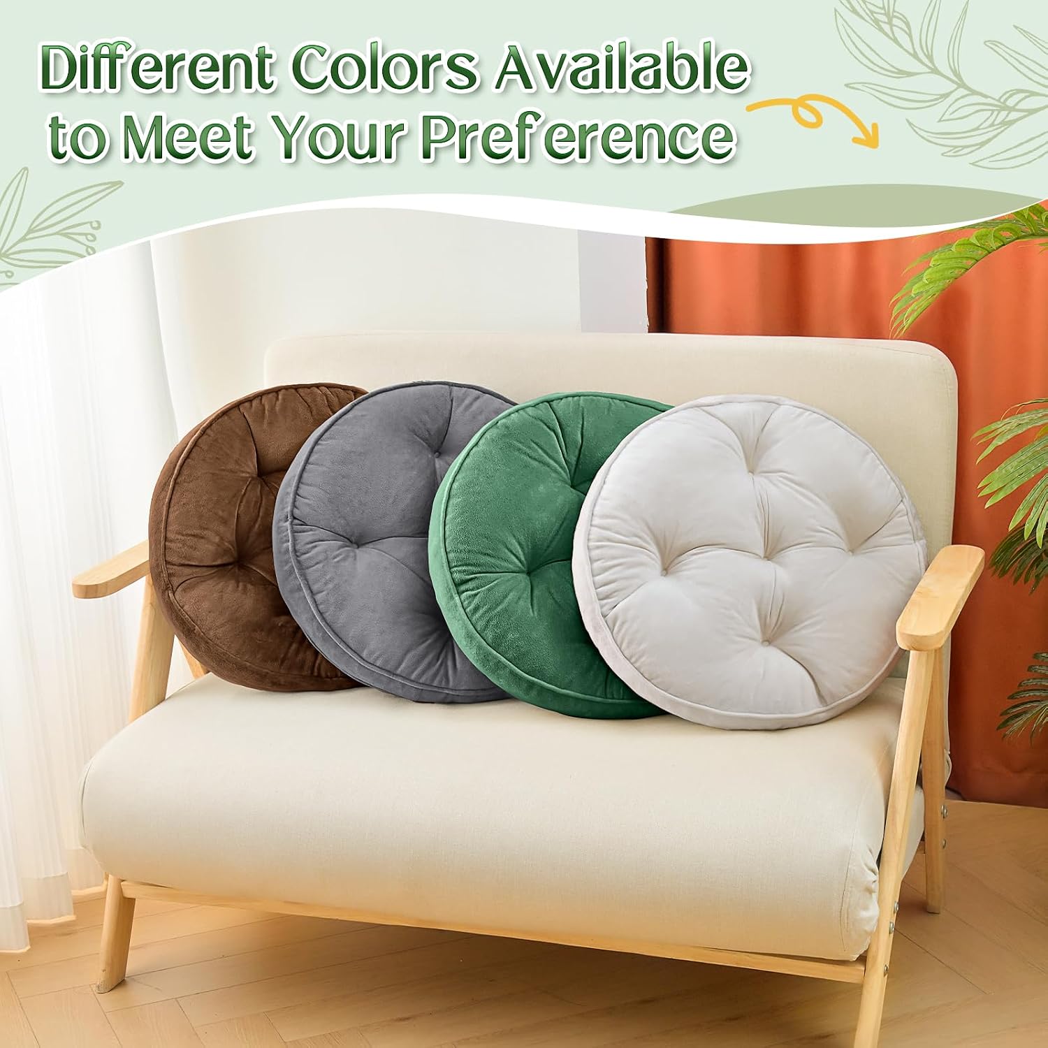 1 MIDDLE ONE Floor Pillow Set
