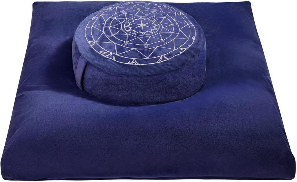 Zafu Zabuton Meditation Cushion Set