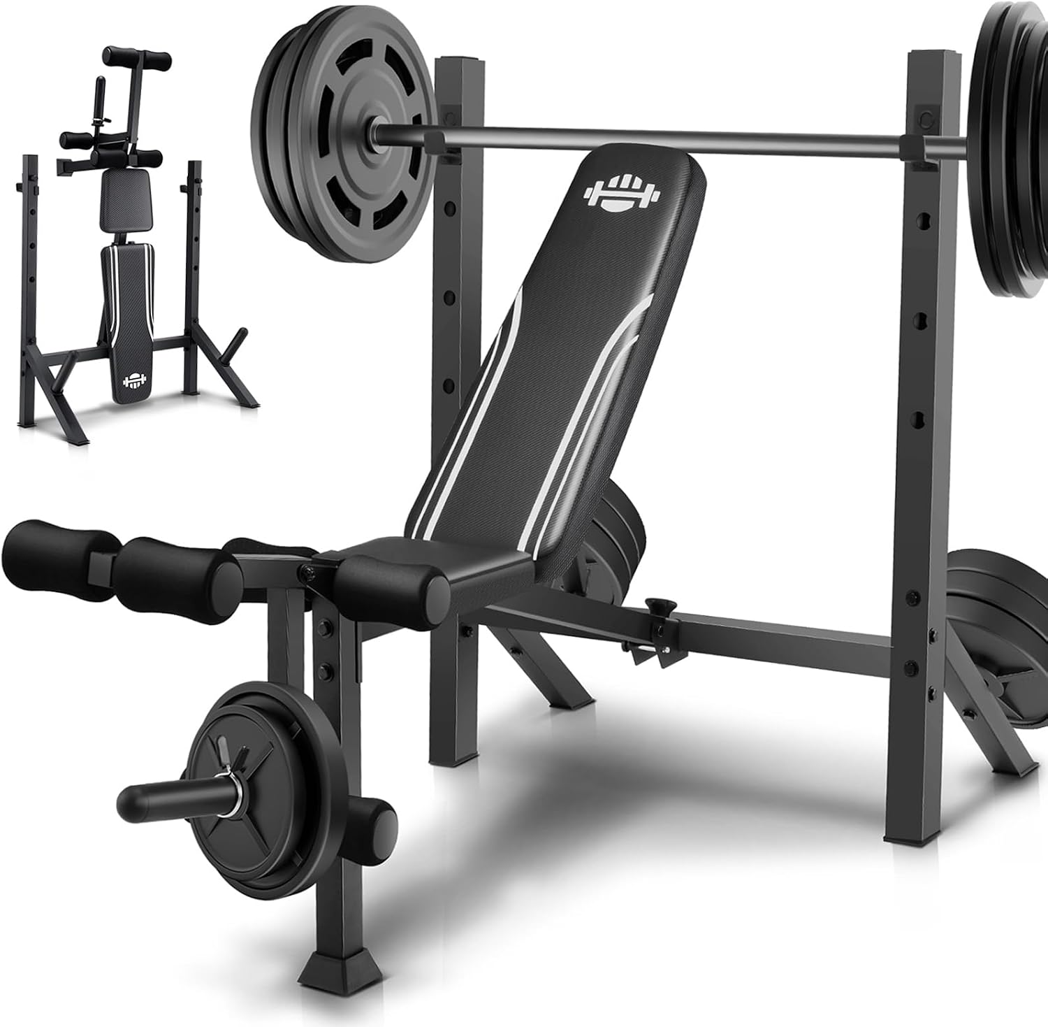 ANCHEER Weight Bench Set