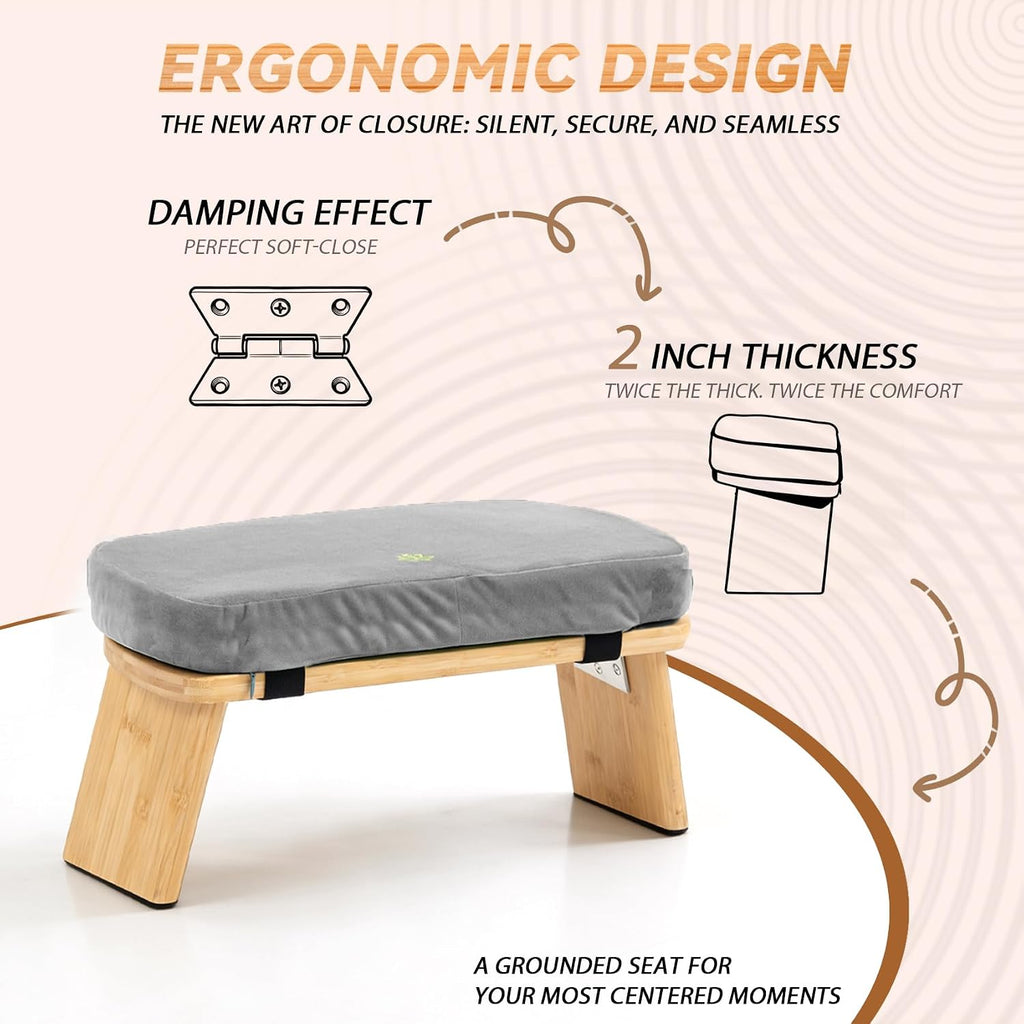 Bamboo Folding Meditation Bench