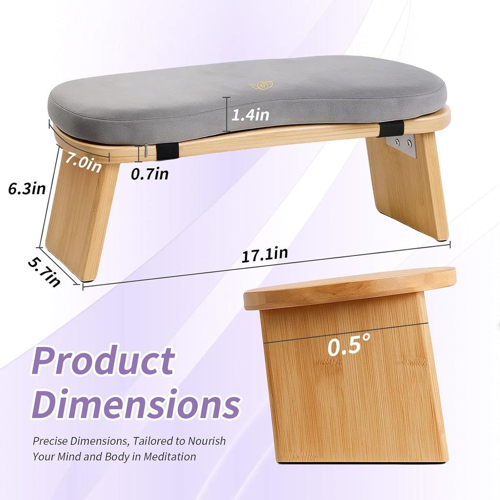 Bamboo Folding Meditation Bench