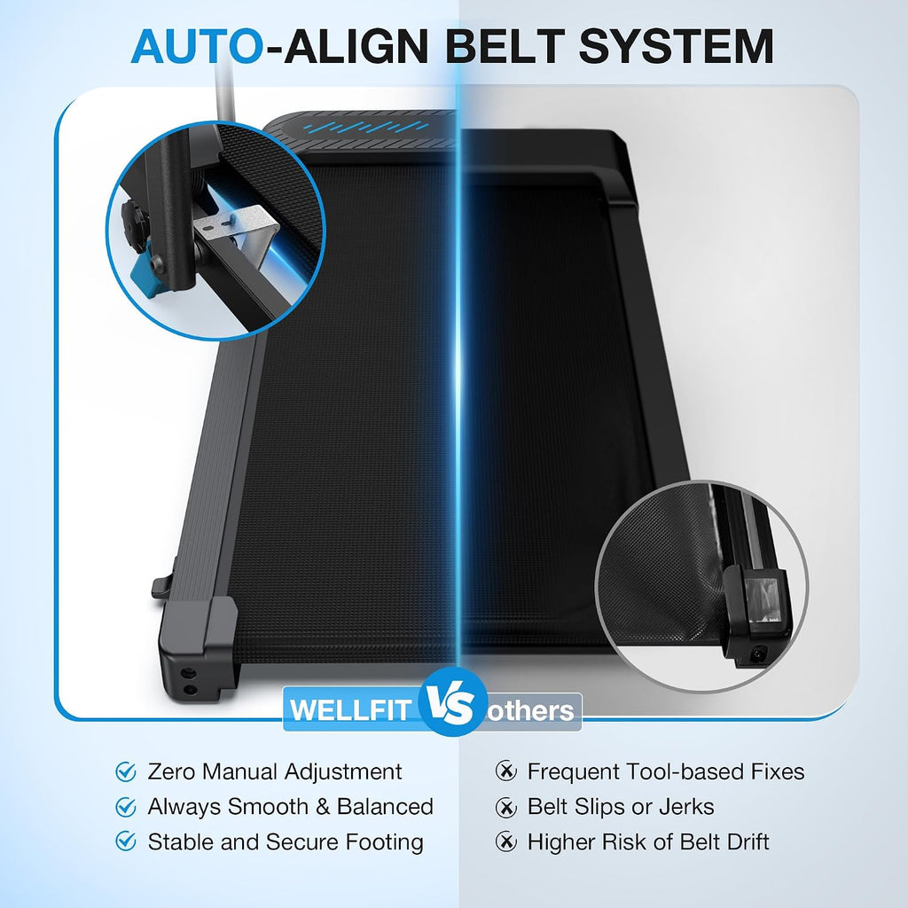 WELLFIT Incline Folding Walking Pad