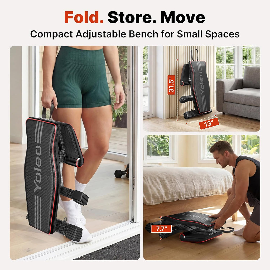 YOLEO Foldable Weight Bench