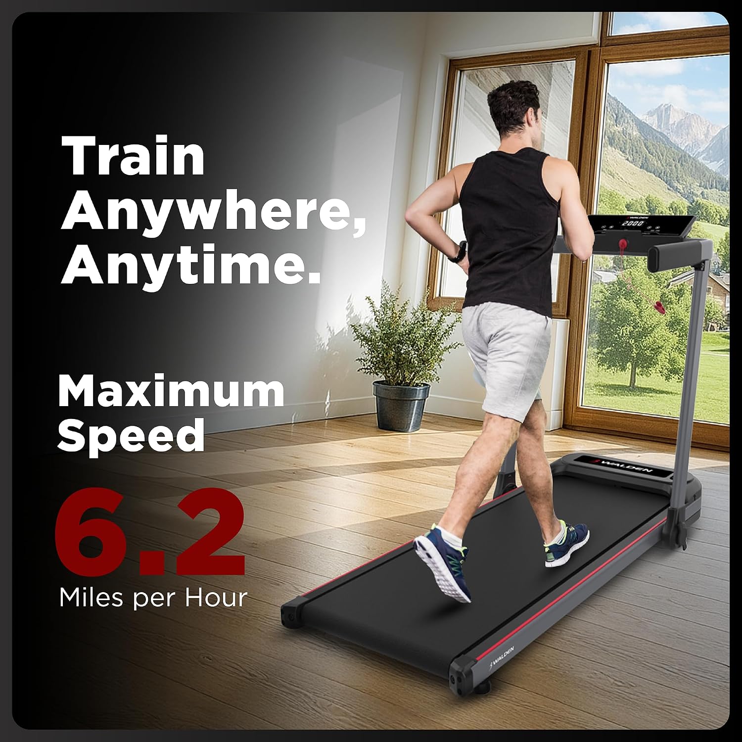 Walden Sports Folding Treadmill
