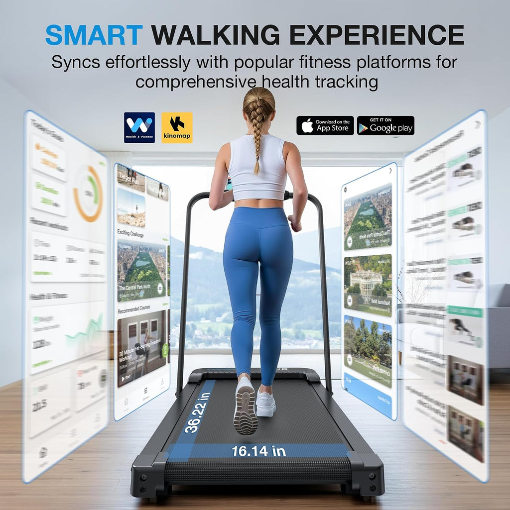 WELLFIT Incline Folding Walking Pad