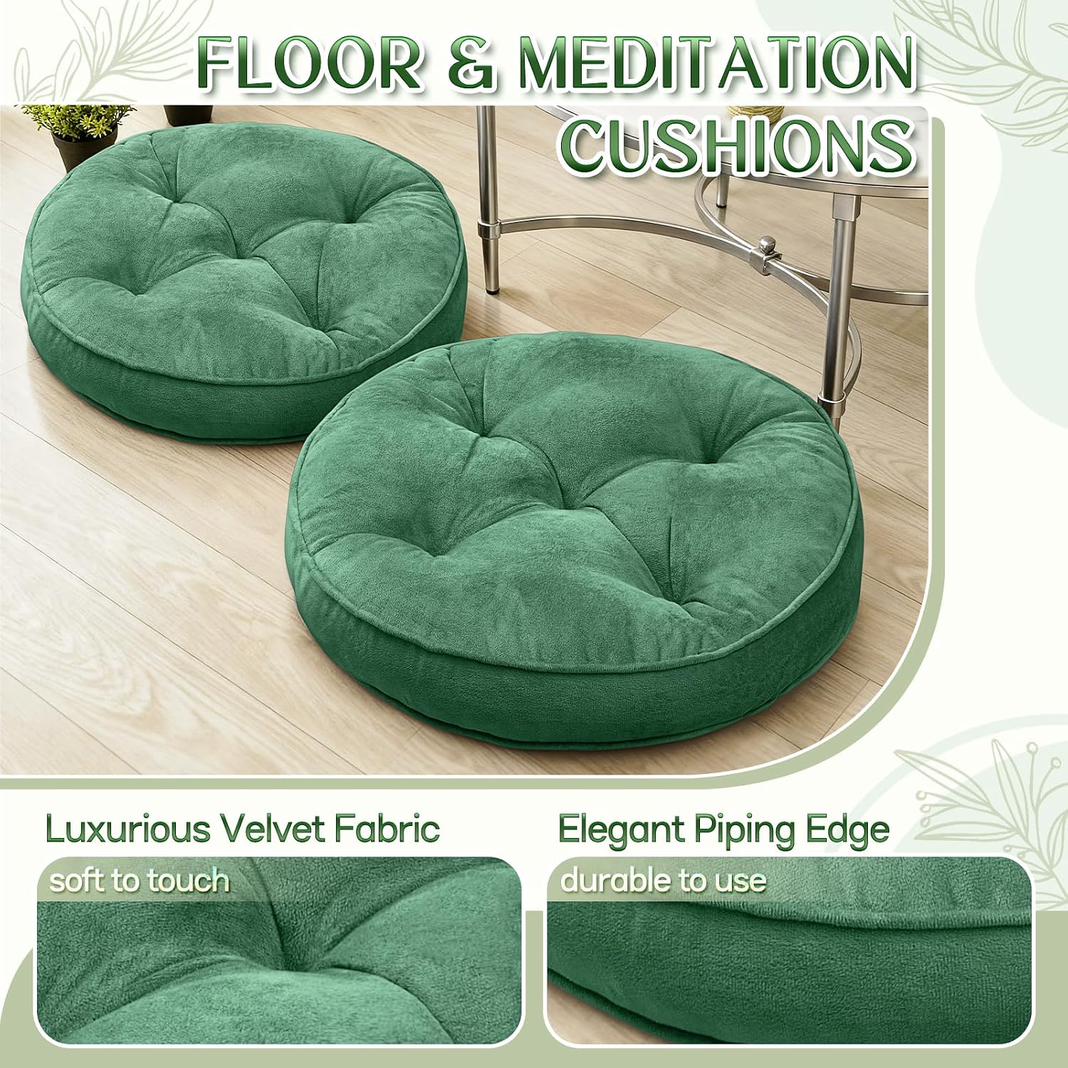 1 MIDDLE ONE Floor Pillow Set