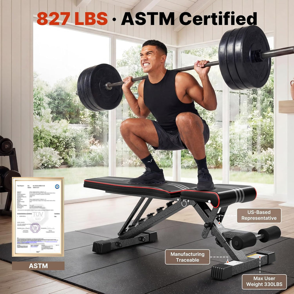 YOLEO Foldable Weight Bench