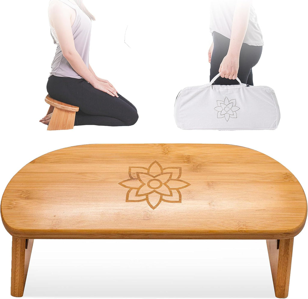 Mindful Modern Bamboo Meditation Bench
