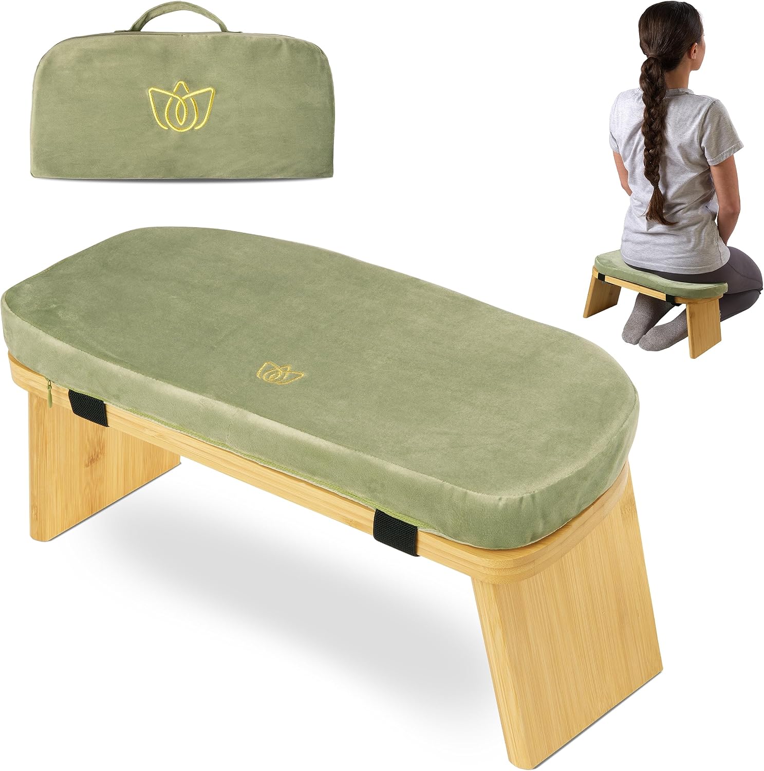 Florensi Bamboo Meditation Bench