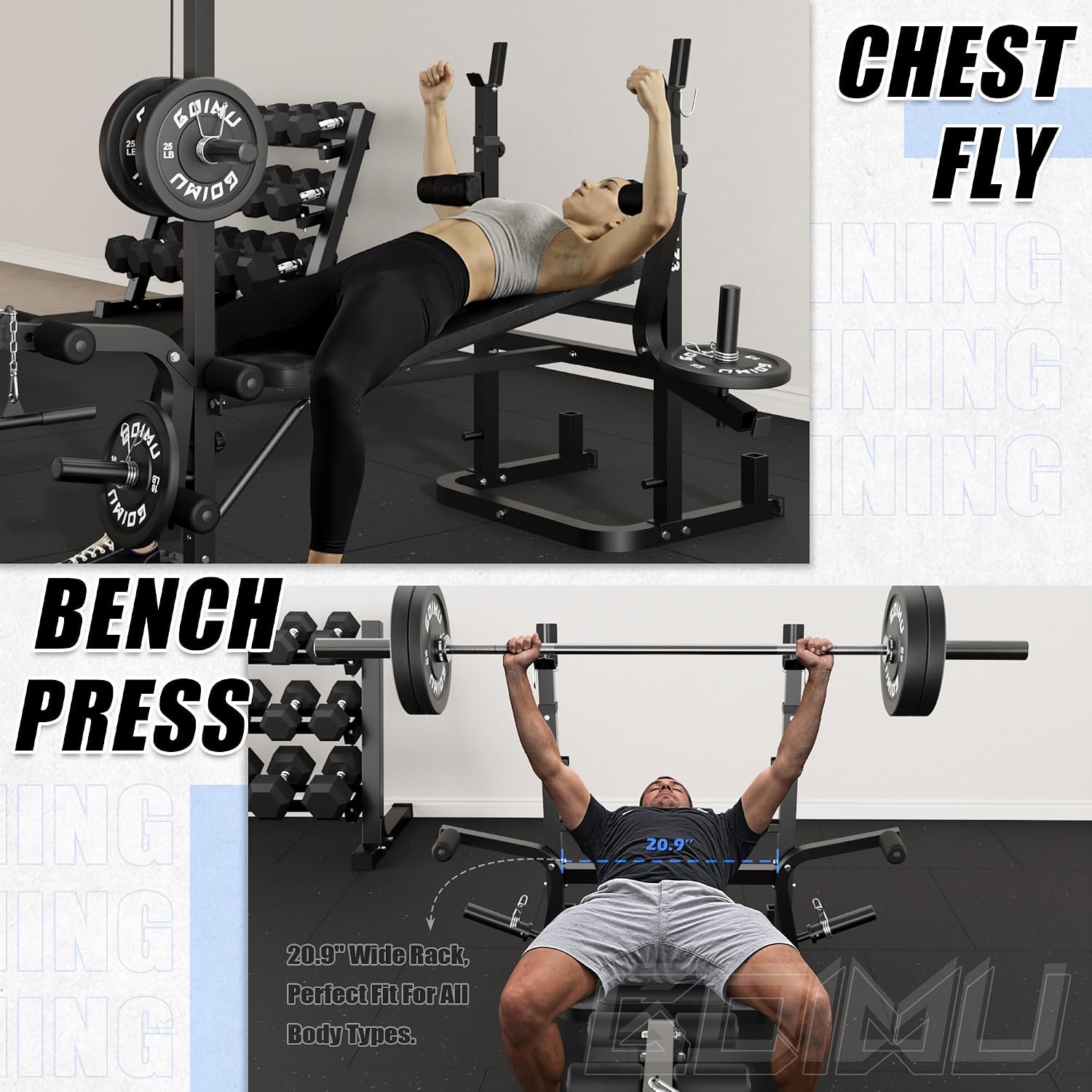 Z3 Olympic Weight Bench Set