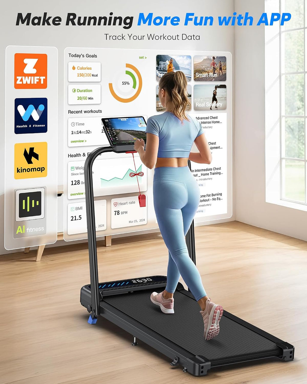 Cardirun Foldable Incline Walking Pad