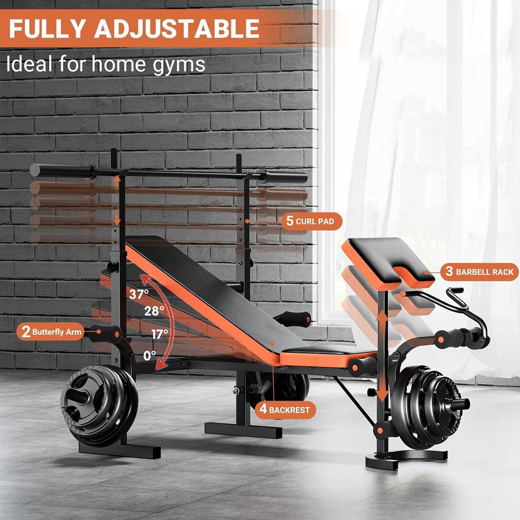 Fostoy Adjustable Weight Bench