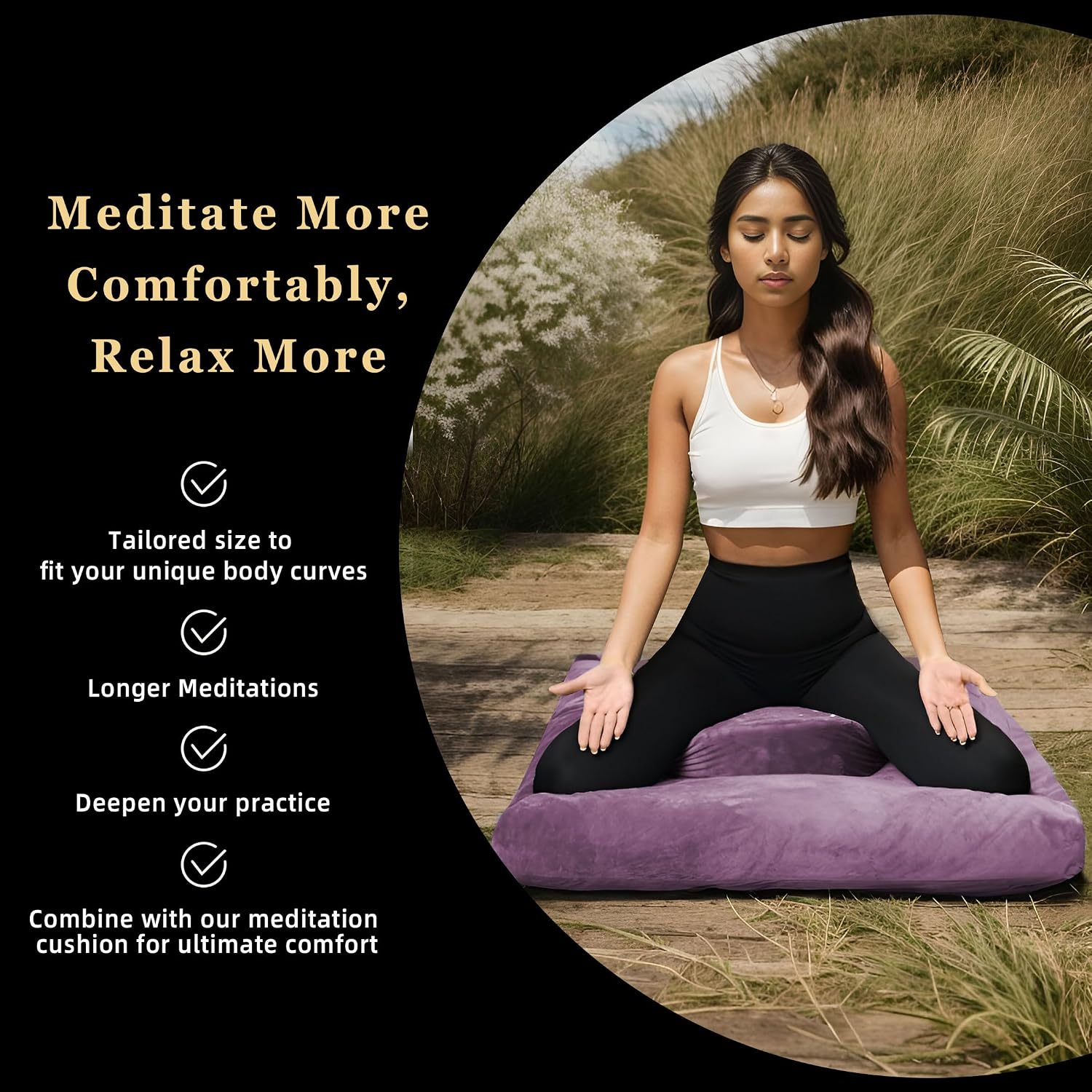 Meditation Cushion Set Zafu Zabuton