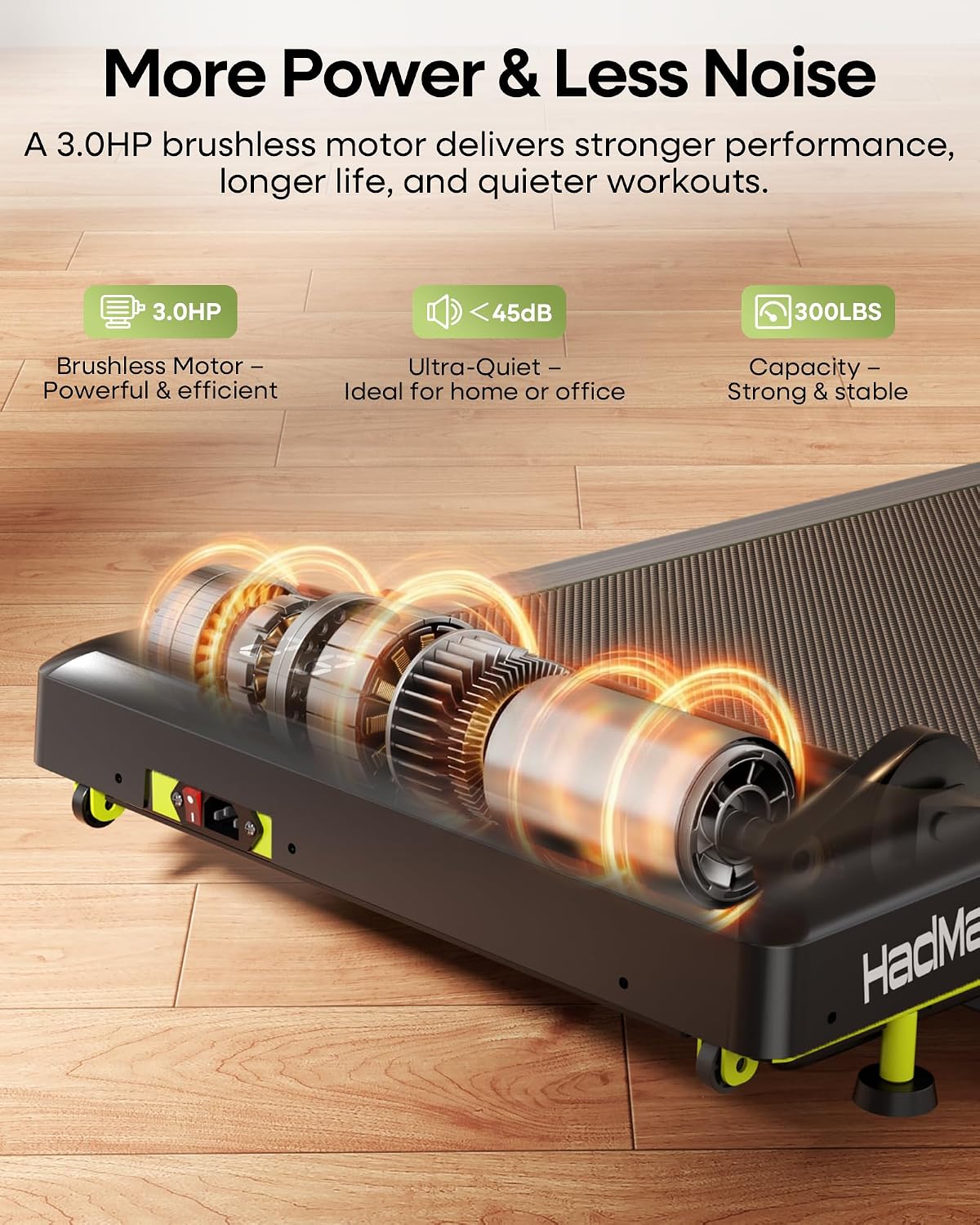 Foldable Incline Walking Pad Treadmill
