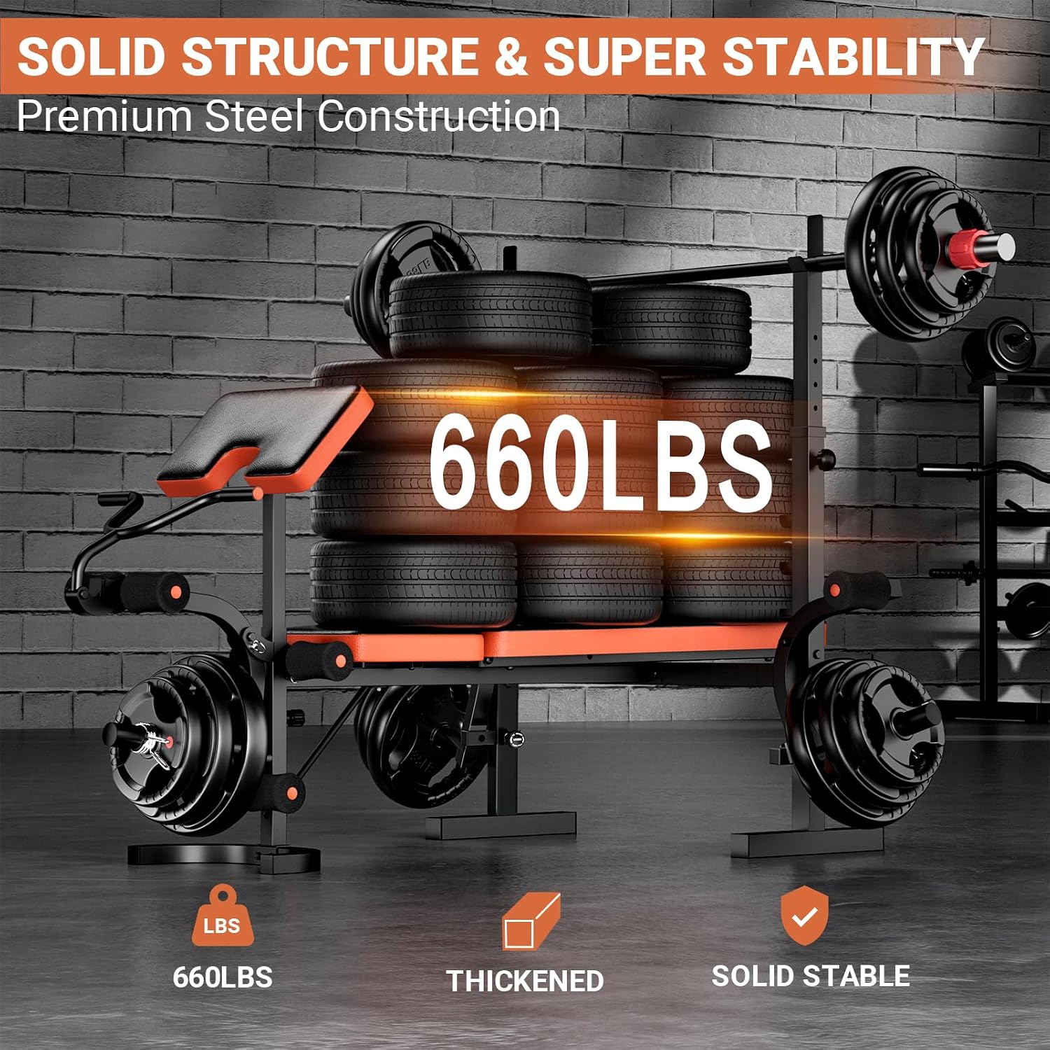 Fostoy Adjustable Weight Bench